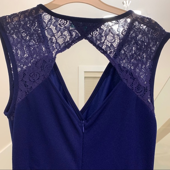 WORN ONCE Royal Blue Body Wrap Dress w/ pockets - Picture 7 of 7